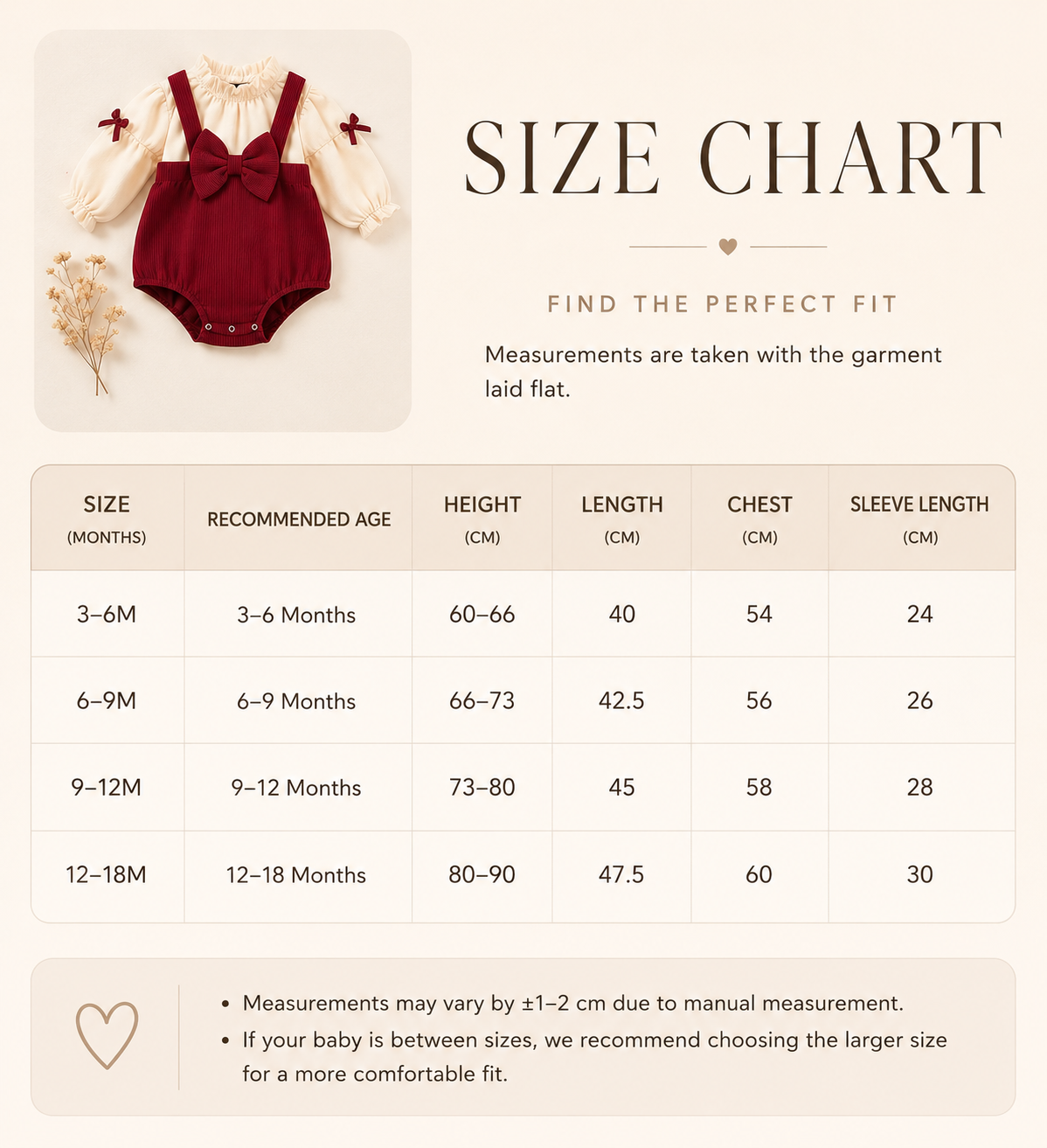 Burgundy Bow Corduroy Baby Girl Romper