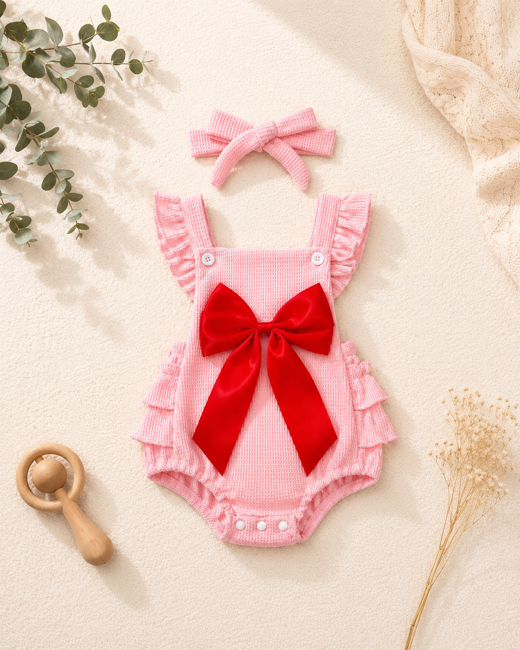 Sweet Sunshine Baby Romper Set