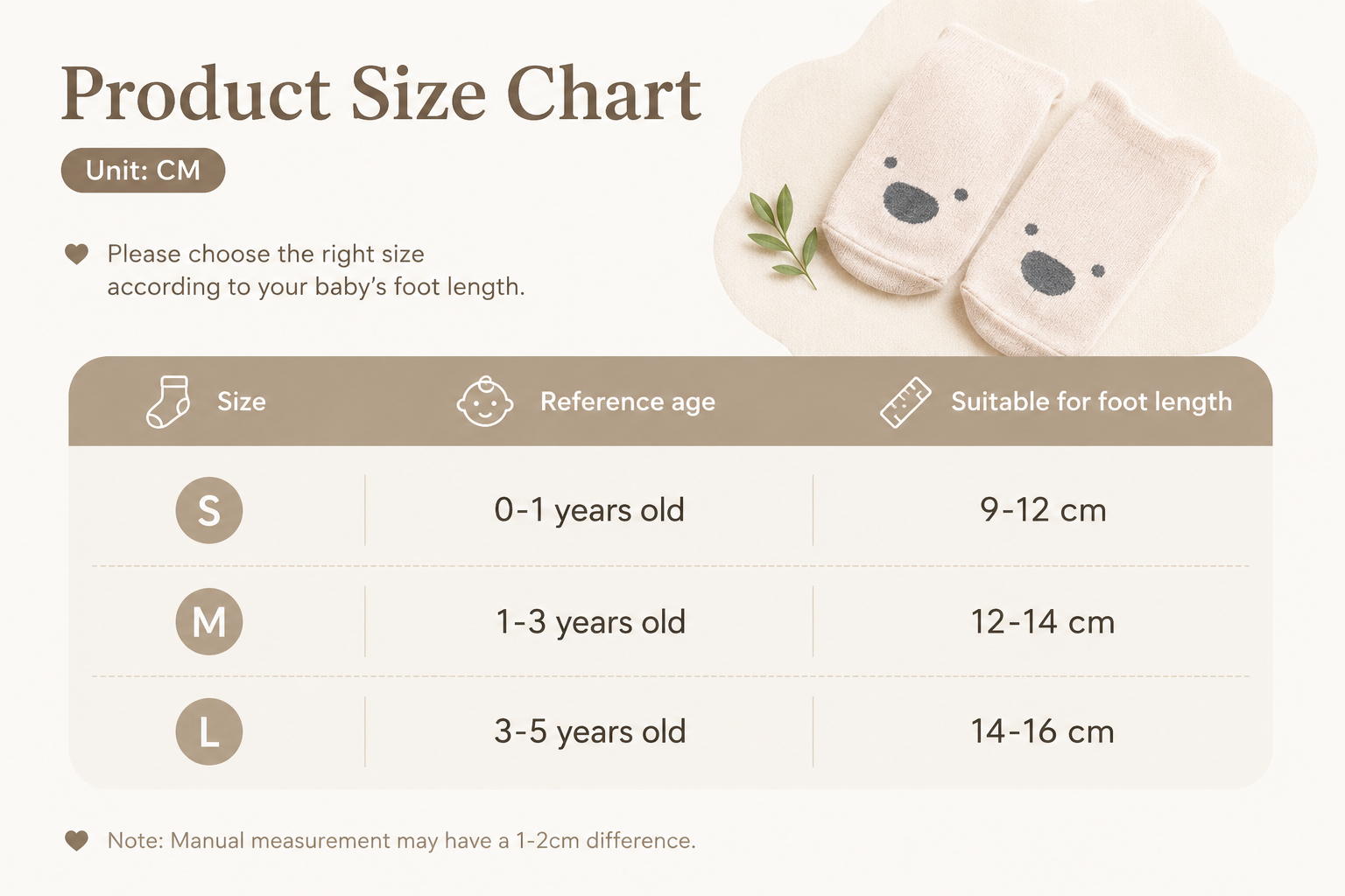Baby Non-Slip Grip Socks | Soft Cotton First Walker Socks