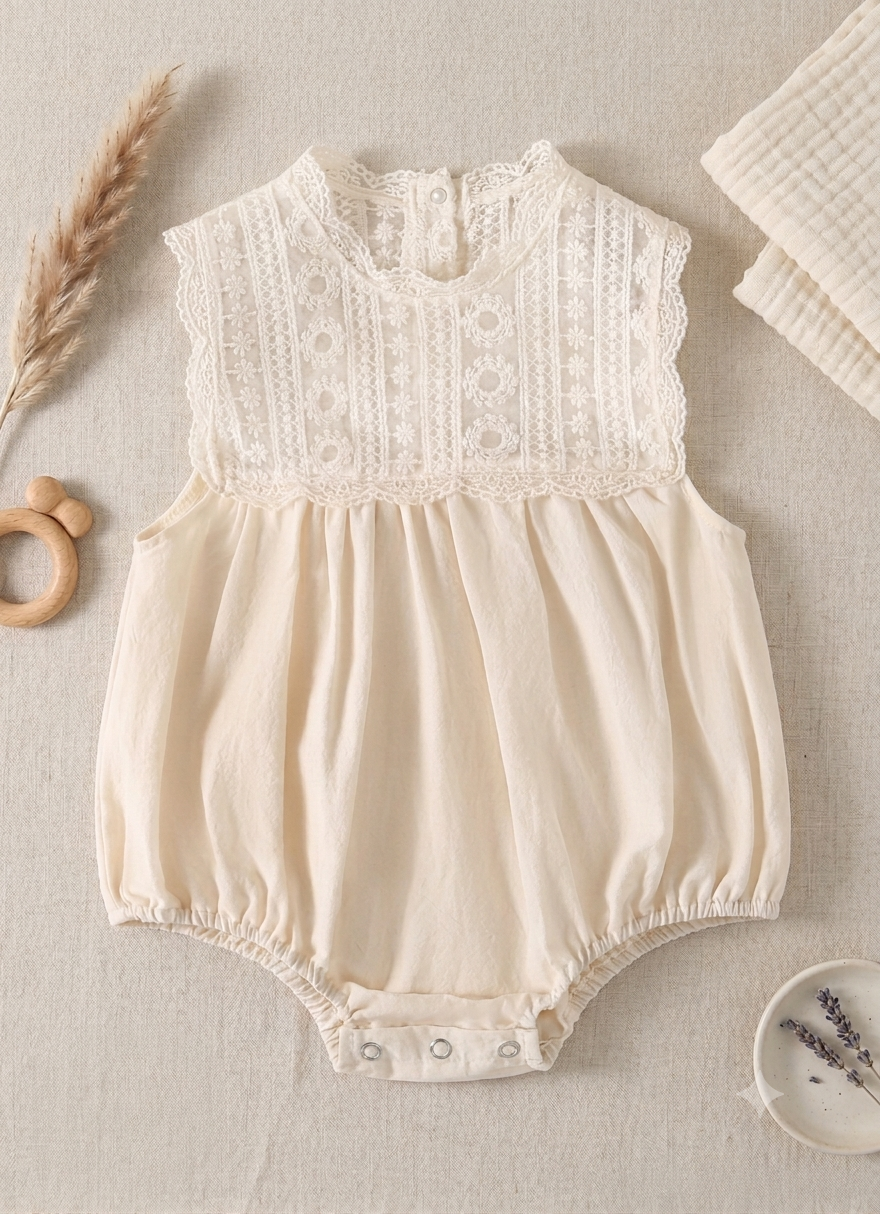 Heirloom Lace Romper